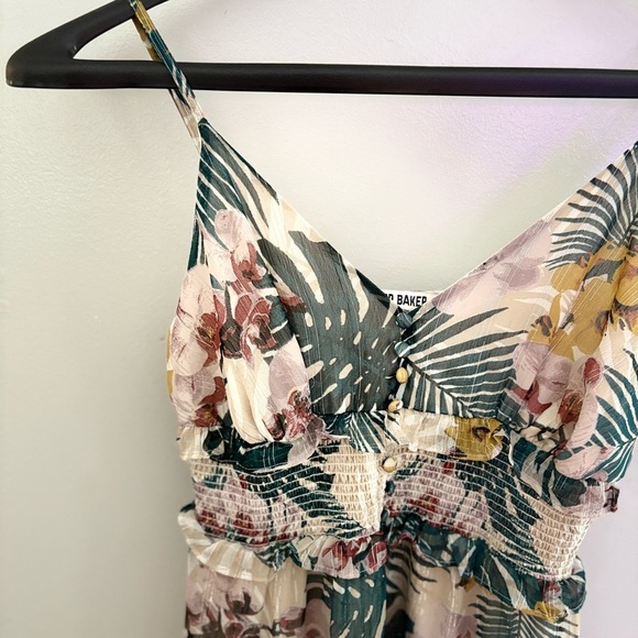 Walter Baker Arabella Tiered Spaghetti Strap Midi Dress size XS - Picture 5 of 14